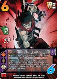 Stain (XR) - UniVersus: My Hero Academia: Crimson Rampage - UniVersus card