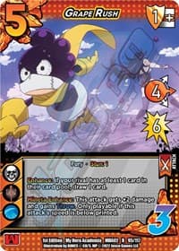 Grape Rush - UniVersus: My Hero Academia: Crimson Rampage - UniVersus card