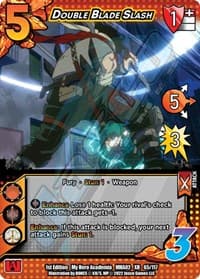 Double Blade Slash (XR) - UniVersus: My Hero Academia: Crimson Rampage - UniVersus card