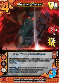 Piercing Descent - UniVersus: My Hero Academia: Crimson Rampage - UniVersus card