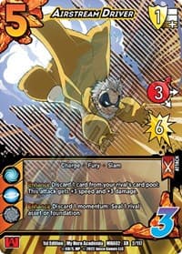 Airstream Driver (XR) - UniVersus: My Hero Academia: Crimson Rampage - UniVersus card