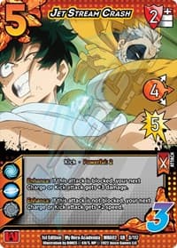 Jet Stream Crash (XR) - UniVersus: My Hero Academia: Crimson Rampage - UniVersus card