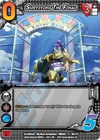 Surviving The Final - UniVersus: My Hero Academia: Crimson Rampage - UniVersus card