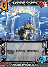 Surviving The Final (XR) - UniVersus: My Hero Academia: Crimson Rampage - UniVersus card