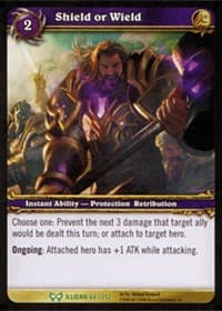 Shield or Wield - The Hunt for Illidan - WoW card