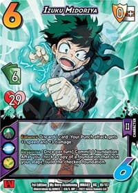 Izuku Midoriya - UniVersus: My Hero Academia: Crimson Rampage - UniVersus card