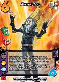Present Mic (XR) - UniVersus: My Hero Academia: Crimson Rampage - UniVersus card