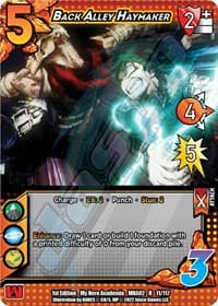 Back Alley Haymaker - UniVersus: My Hero Academia: Crimson Rampage - UniVersus card