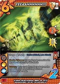 YEEAAHHHHHH!!! - UniVersus: My Hero Academia: Crimson Rampage - UniVersus card