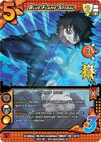 Blue Flame Spiral - UniVersus: My Hero Academia: Crimson Rampage - UniVersus card
