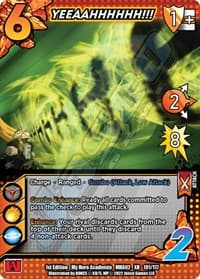YEEAAHHHHHH!!! (XR) - UniVersus: My Hero Academia: Crimson Rampage - UniVersus card