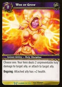Woe or Grow - The Hunt for Illidan - WoW card