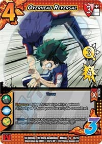 Overhead Reversal - UniVersus: My Hero Academia: Crimson Rampage - UniVersus card