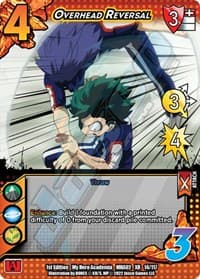 Overhead Reversal (XR) - UniVersus: My Hero Academia: Crimson Rampage - UniVersus card