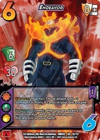 Endeavor (XR) - UniVersus: My Hero Academia: Crimson Rampage - UniVersus card
