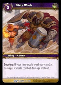 Dirty Work - The Hunt for Illidan - WoW card