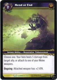 Mend or End - The Hunt for Illidan - WoW card