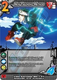 New Training Method - UniVersus: My Hero Academia: Crimson Rampage - UniVersus card