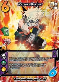 Katsuki Bakugo - UniVersus: My Hero Academia: Crimson Rampage - UniVersus card