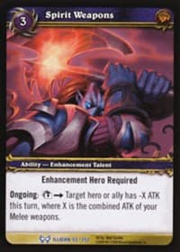 Spirit Weapons - The Hunt for Illidan - WoW card
