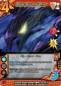 Dark Shadow Dive (XR) - UniVersus: My Hero Academia: Crimson Rampage - UniVersus card