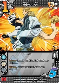 "Fusion" (XR) - UniVersus: My Hero Academia: Crimson Rampage - UniVersus card