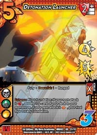 Detonation Launcher (XR) - UniVersus: My Hero Academia: Crimson Rampage - UniVersus card
