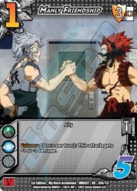 Manly Friendship (XR) - UniVersus: My Hero Academia: Crimson Rampage - UniVersus card