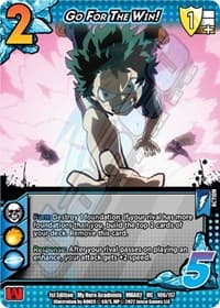 Go For The Win! - UniVersus: My Hero Academia: Crimson Rampage - UniVersus card