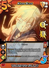 Knife Slice (XR) - UniVersus: My Hero Academia: Crimson Rampage - UniVersus card