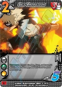 Self-Propulsion - UniVersus: My Hero Academia: Crimson Rampage - UniVersus card