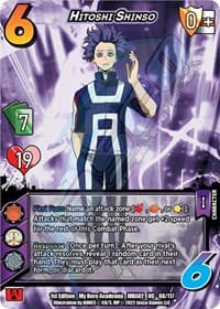 Hitoshi Shinso - UniVersus: My Hero Academia: Crimson Rampage - UniVersus card