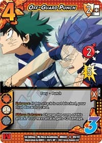 Off-Guard Punch - UniVersus: My Hero Academia: Crimson Rampage - UniVersus card
