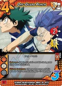 Off-Guard Punch (XR) - UniVersus: My Hero Academia: Crimson Rampage - UniVersus card