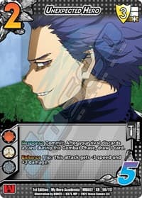 Unexpected Hero (XR) - UniVersus: My Hero Academia: Crimson Rampage - UniVersus card