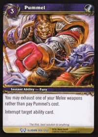 Pummel - The Hunt for Illidan - WoW card