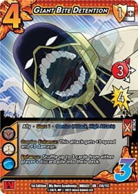 Giant Bite Detention - UniVersus: My Hero Academia: Crimson Rampage - UniVersus card