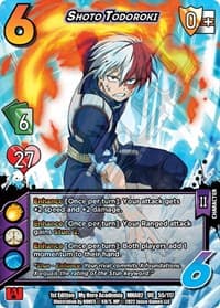 Shoto Todoroki - UniVersus: My Hero Academia: Crimson Rampage - UniVersus card