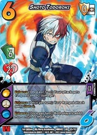 Shoto Todoroki (XR) - UniVersus: My Hero Academia: Crimson Rampage - UniVersus card