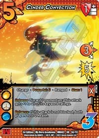 Cinder Convection (XR) - UniVersus: My Hero Academia: Crimson Rampage - UniVersus card