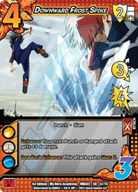 Downward Frost Spike (XR) - UniVersus: My Hero Academia: Crimson Rampage - UniVersus card