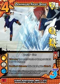 Downward Frost Spike - UniVersus: My Hero Academia: Crimson Rampage - UniVersus card