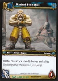 Dashel Stonefist - The Hunt for Illidan - WoW card
