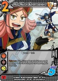 Mid-Match Advertisement (XR) - UniVersus: My Hero Academia: Crimson Rampage - UniVersus card