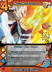 Half-Hot Ignition (XR) - UniVersus: My Hero Academia: Crimson Rampage - UniVersus card