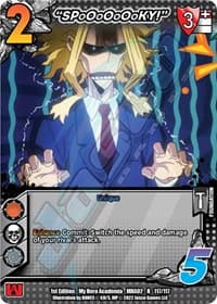 "SPoOoOoOoKY!" - UniVersus: My Hero Academia: Crimson Rampage - UniVersus card
