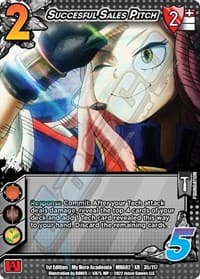 Successful Sales Pitch (XR) - UniVersus: My Hero Academia: Crimson Rampage - UniVersus card