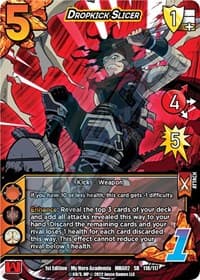 Dropkick Slicer - UniVersus: My Hero Academia: Crimson Rampage - UniVersus card
