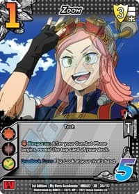 Zoom (XR) - UniVersus: My Hero Academia: Crimson Rampage - UniVersus card