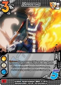Defrosting - UniVersus: My Hero Academia: Crimson Rampage - UniVersus card